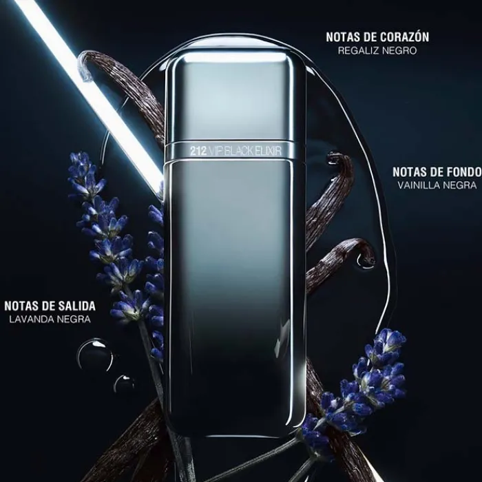 Hombre CAROLINA HERRERA 212 VIP BLACK ELIXIR
