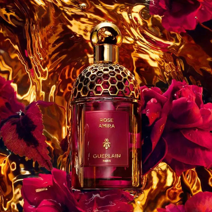 Mujer GUERLAIN Absolus Allegoria Rose Amira