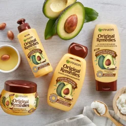 Original Remedies Aceite de Aguacate y Manteca de Karité Champú Antiencrespamiento
