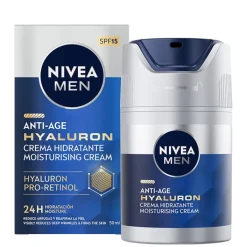 Hombre NIVEA MEN Active Age Hyaluron Hidratante Antiedad