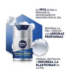 Hombre NIVEA MEN Active Age Hyaluron Hidratante Antiedad