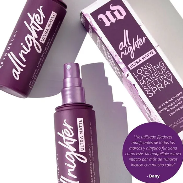 Hombre URBAN DECAY All Nighter Ultra Matte Setting Spray