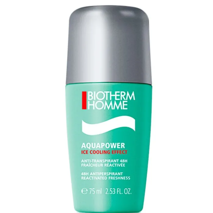 Hombre BIOTHERM HOMME Aquapower Ice Cooling Effect 48H Desodorante Roll-on