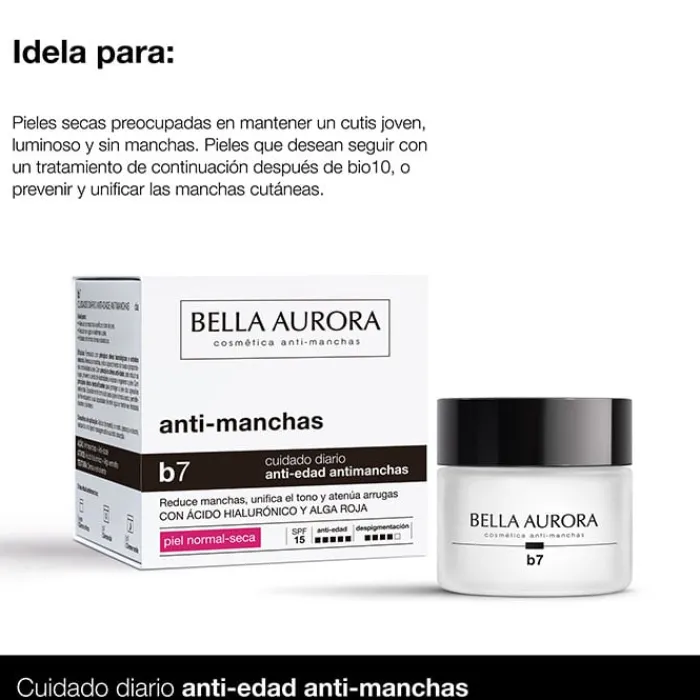 Bella Aurora B7 Anti-Manchas Regenerador Aclarante Piel Normal-Seca SPF15