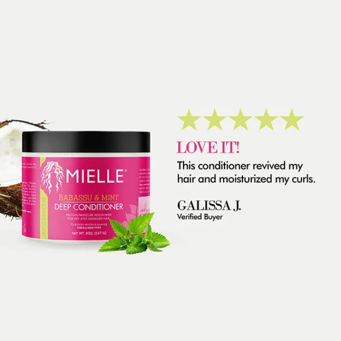 Mielle Babassu Oil & Mint Deep Conditioner