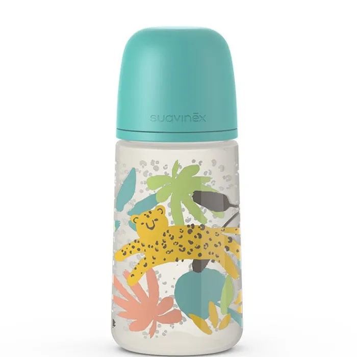 Suavinex Biberón Flujo Medio Prints Tetina Fisiológica SX Pro