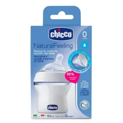 Chicco Biberón NaturalFeeling Blanco 0 Meses+