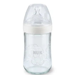 Nuk Biberón Nature Sense Cristal 0-6 Meses M Silicona