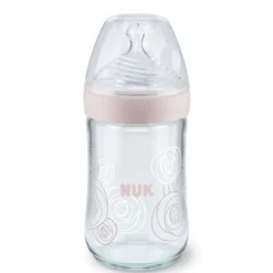 Nuk Biberón Nature Sense Cristal 0-6 Meses M Silicona