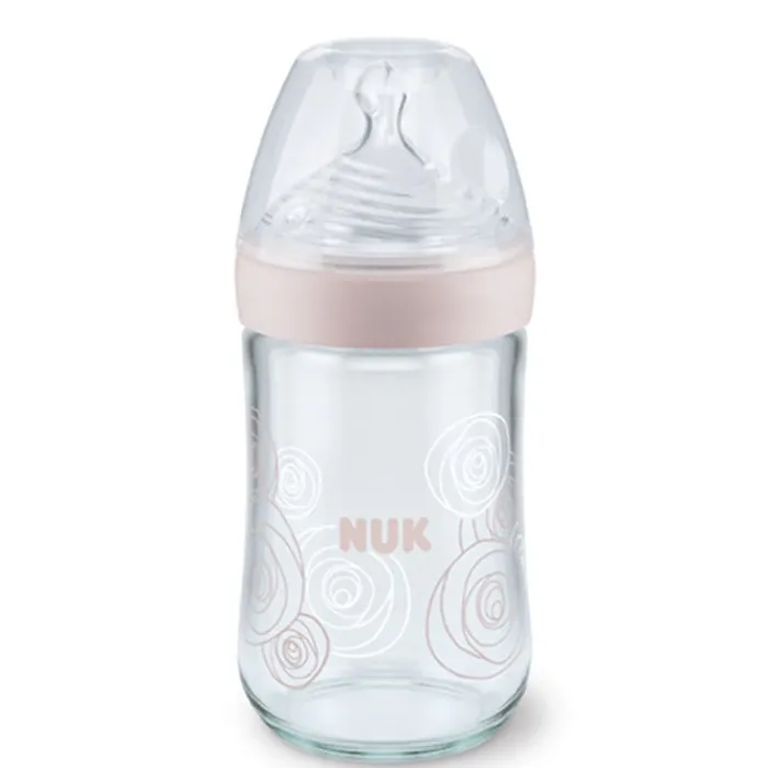Nuk Biberón Nature Sense Cristal 0-6 Meses M Silicona
