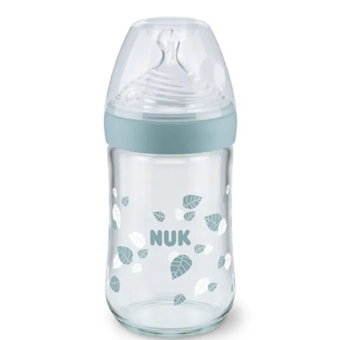 Nuk Biberón Nature Sense Cristal 0-6 Meses M Silicona