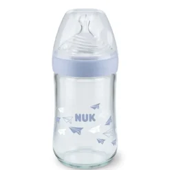 Nuk Biberón Nature Sense Cristal 0-6 Meses M Silicona