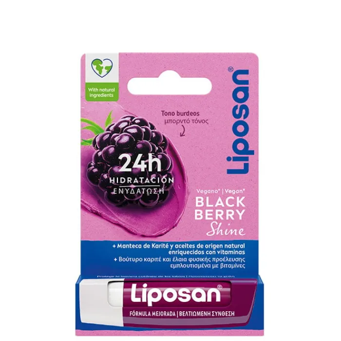 Liposan Bálsamo Labial Blackberry Shine