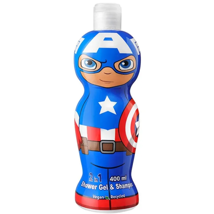 Marvel Capitán América Shower Gel & Shampoo