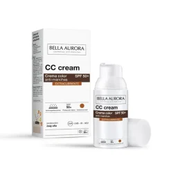 Bella Aurora CC Cream Antimanchas SPF50+ Extracubriente