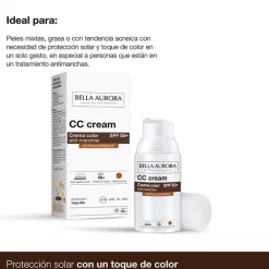 Bella Aurora CC Cream Antimanchas SPF50+ Extracubriente