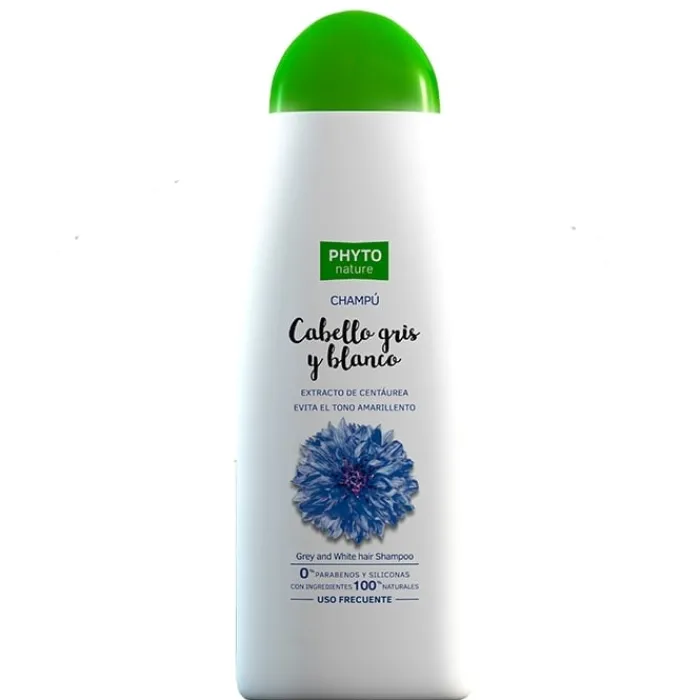 Phyto Nature Champú Cabello Gris y Blanco