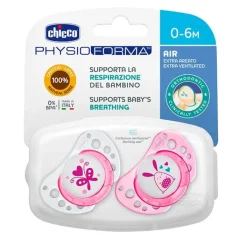 Chicco Chupete Physio Air Látex Rosa 0-6 Meses