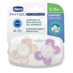 Chicco Chupete Physio Comfort Silicona Rosa 6-16 Meses