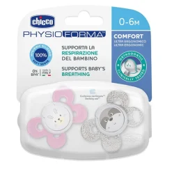 Chicco Chupete Physio Comfort Silicona Rosa 0-6 Meses