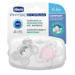 Chicco Chupete Physio Comfort Silicona Rosa 0-6 Meses