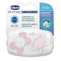 Chicco Chupete Physio Comfort Silicona Rosa 0-6 Meses