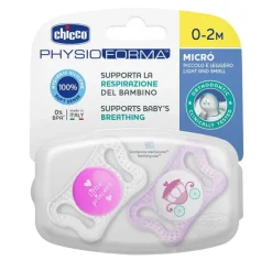 Chicco Chupete Physio Micrò Silicona Rosa 0-2 Meses