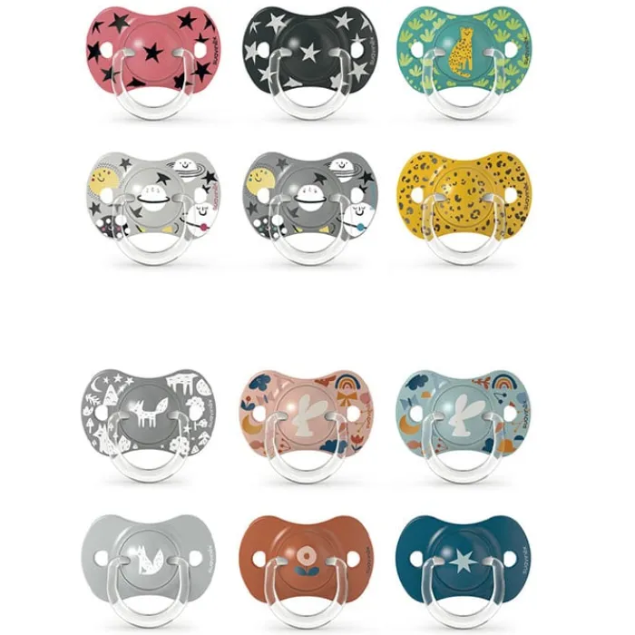 Suavinex Chupetes Prints Tetina Fisiológica SX Pro +18 Meses