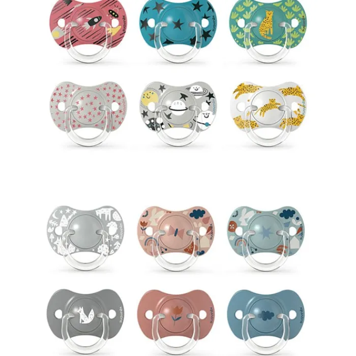 Suavinex Chupetes Prints Tetina Fisiológica SX Pro 6-18 Meses