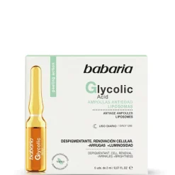 Babaria Ácido Glicólico Ampollas Antiedad