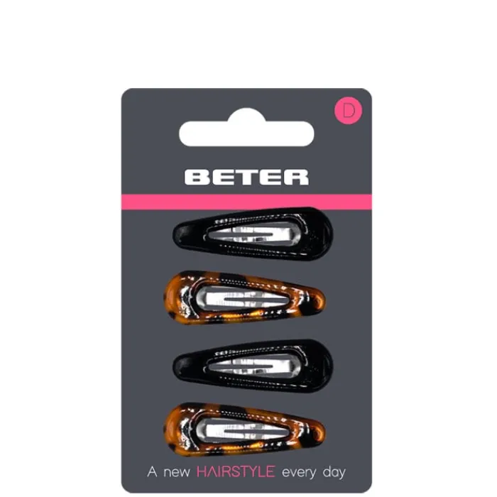 Beter Clips Concha y Negro Trendy Classics