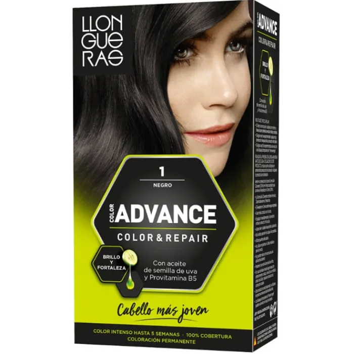 Llongueras Color Advance Tinte Nº 1 Negro