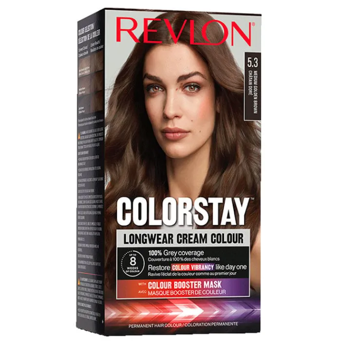 Revlon COLORSTAY Longwear Cream Color Nº 5.3 Castaño Claro Dorado