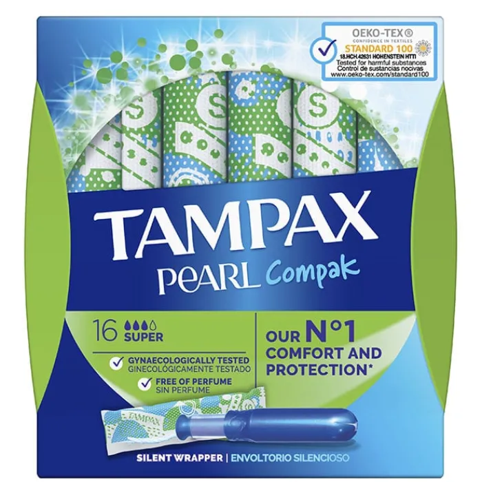 Tampax COMPAK PEARL Super