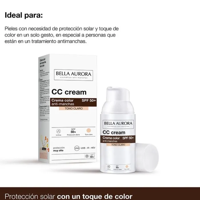 Bella Aurora Crema Color Anti-Manchas SPF50+