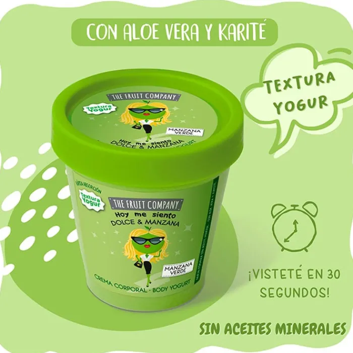 The Fruit Company Crema Corporal Manzana Verde