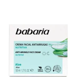 Babaria Crema Facial Antiarrugas Aloe