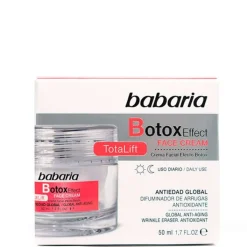 Babaria Crema Facial Botox Effect