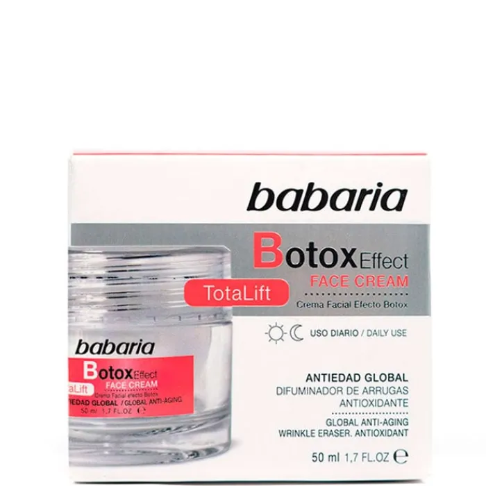Babaria Crema Facial Botox Effect