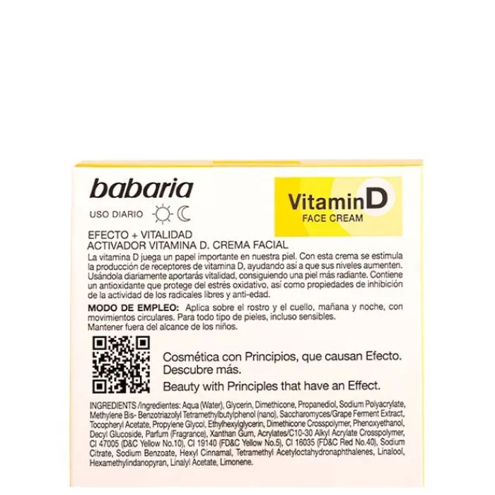 Babaria Crema Facial Vitamina D