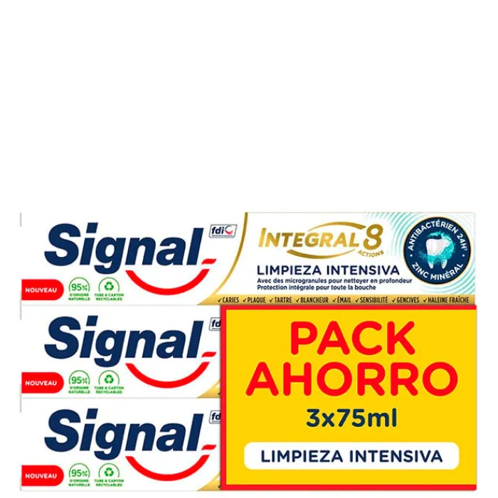 Signal Dentífrico Integral 8 Limpieza Intensiva
