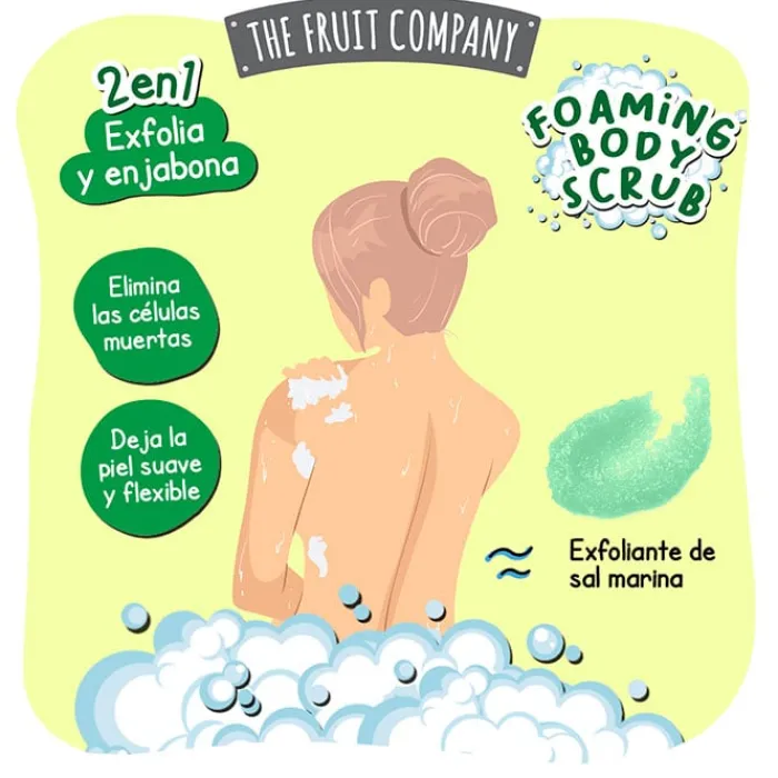 The Fruit Company Exfoliante Corporal 2 en 1 Melón