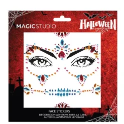 Magic Studio Face Stickers Brillantes Halloween