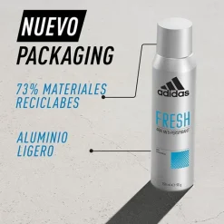 Hombre Adidas Fresh Desodorante Spray
