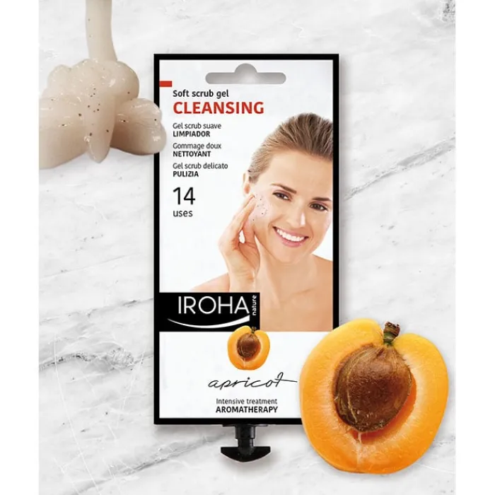 Iroha Nature Gel Limpiador Exfoliante Albaricoque