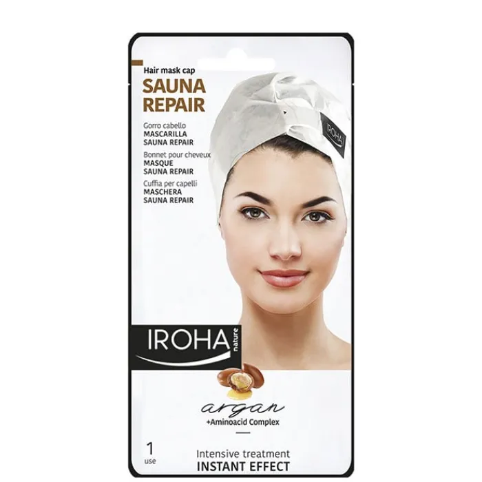 Iroha Nature Gorro Mascarilla Cabello Sauna Repair