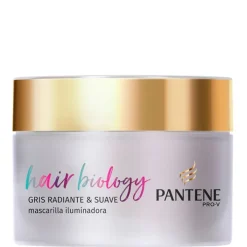 Pantene Hair Biology Gris Radiante & Suave Mascarilla