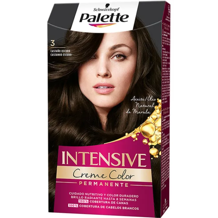 Palette Intense Color Cream Tinte Cabello Nº 3 Castaño Oscuro