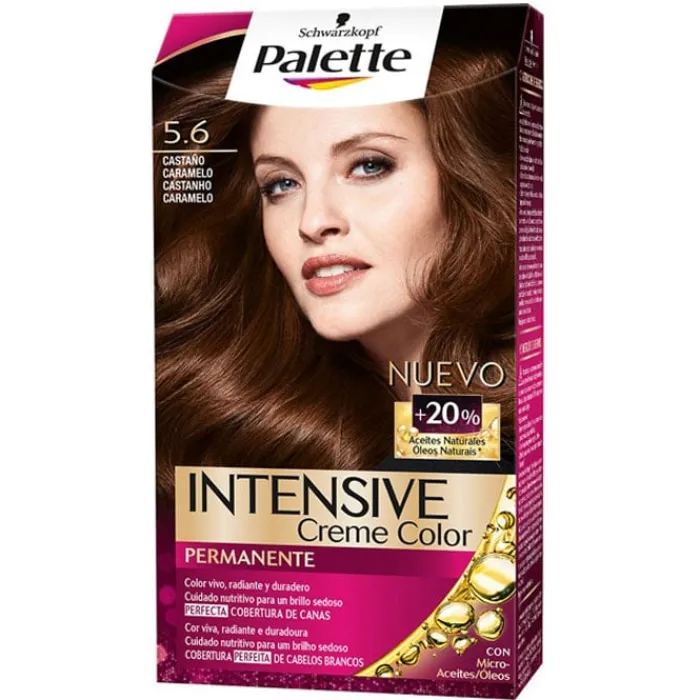Palette Intense Color Cream Tinte Cabello Nº 5.6 Castaño Caramelo