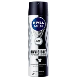 Hombre NIVEA MEN Invisible Black & White Desodorante Spray